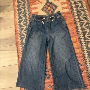 Kids Denim Wide-Leg Jeans